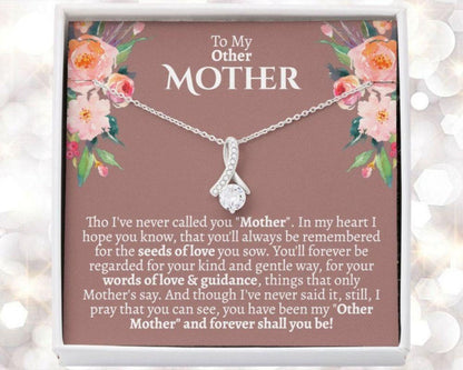 Bonus Mom Necklace, Other Mother Necklace, Gift For Second Mom, Mother-In-Law, Bonus Mom