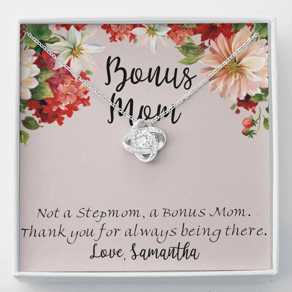 Mom Necklace, Stepmom Necklace, Personalized Bonus Mom Gift Necklace, Gift For Second Mom, Other Mom, Stepmom, Bonus Mom, Custom Name
