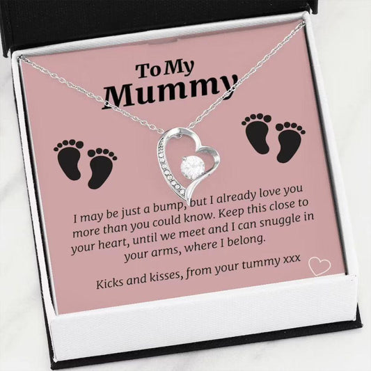 Wife Necklace, Personalized Necklace New Mummy Gift, Gift For Mom To Be, Baby Bump, New Mum, First Time Mum, Pregnancy Custom Name
