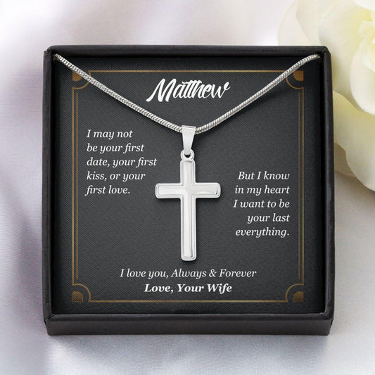Husband Necklace, Personalized Necklace To My Husband, Husband Anniversary, Marriage Gift Custom Name
