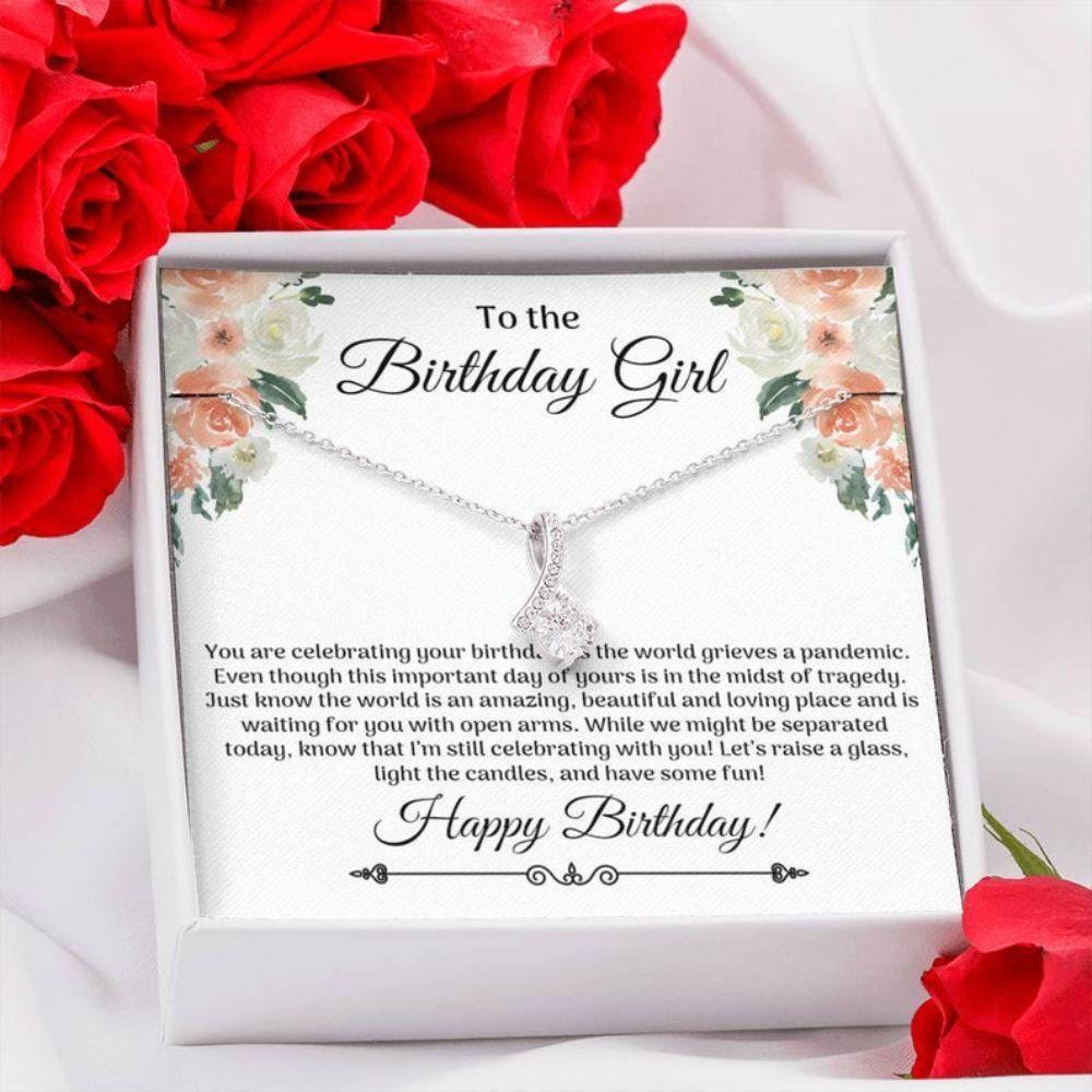 Friend Necklace, Quarantine Birthday Necklace, Social Distancing Gift For Her