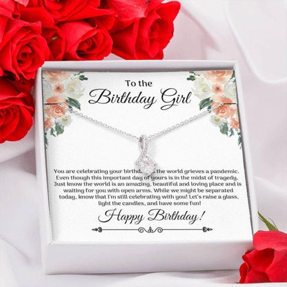 Friend Necklace, Quarantine Birthday Necklace, Social Distancing Gift For Her