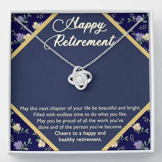 Retirement Necklace For Work Colleague Gift, Leaving Job, Teacher Retirement, New Job Rakva