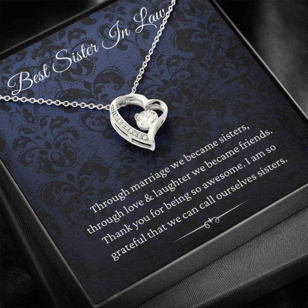 Sister-In-Law Necklace, Gift For Sister-In-Law, Birthday Christmas Gifts Necklace
