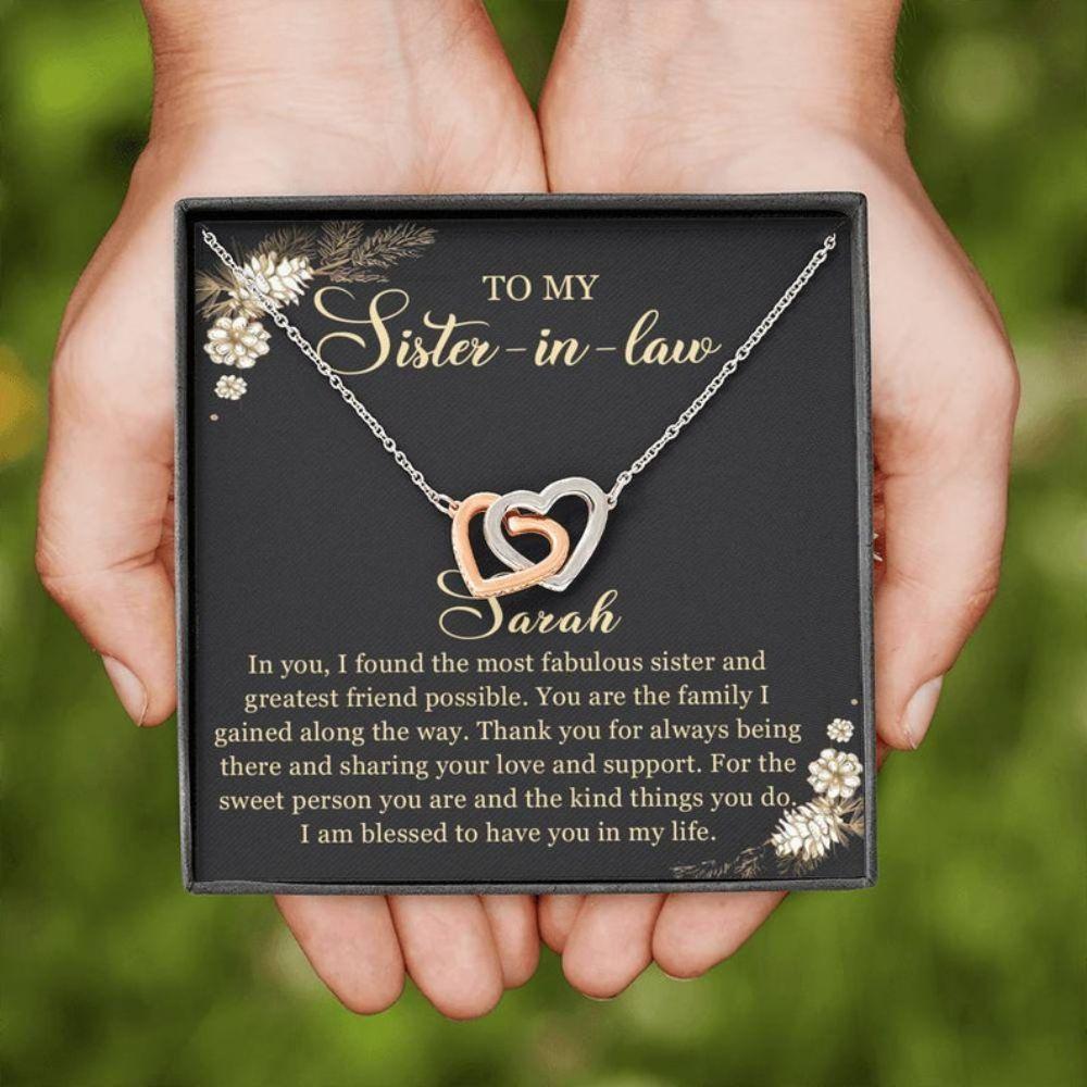 Sister-In-Law Necklace Gift, Sister-In-Law Wedding Gift, Future Sister In Law Necklace, Sister Of The Groom Gift, Wedding Gift For Sister In Law