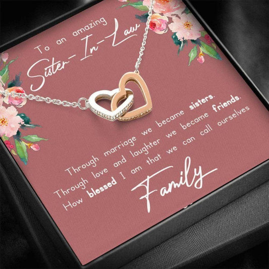 Sister Necklace, Amazing Sister In Law Gift, Sister-in-Law Necklace, Sister In Law Wedding Gift, Birthday Necklace Gift, Bride To Sister In Law