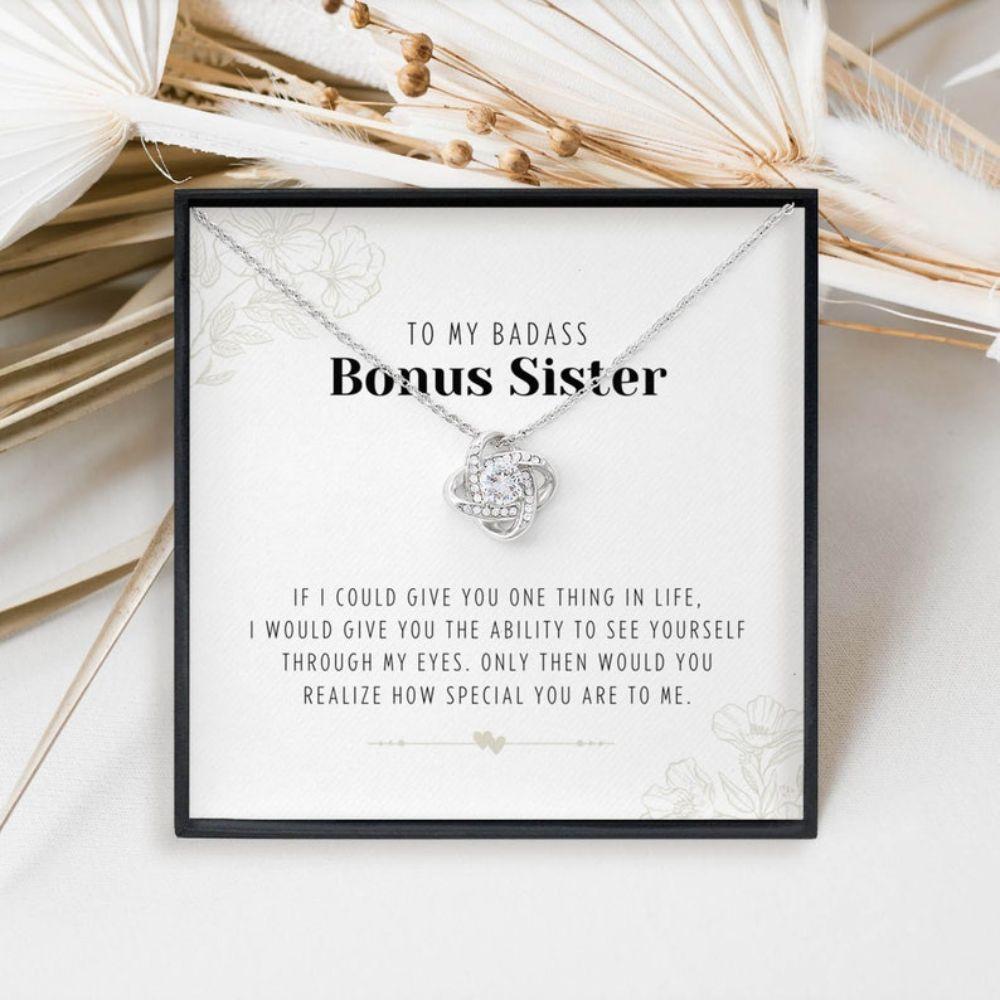 Sister Necklace, Bonus Sister Necklace, Gift For Step Sister, Sister In Law, Future Sister In Law, Best Friend, Stepsister, Soul Sister Necklace
