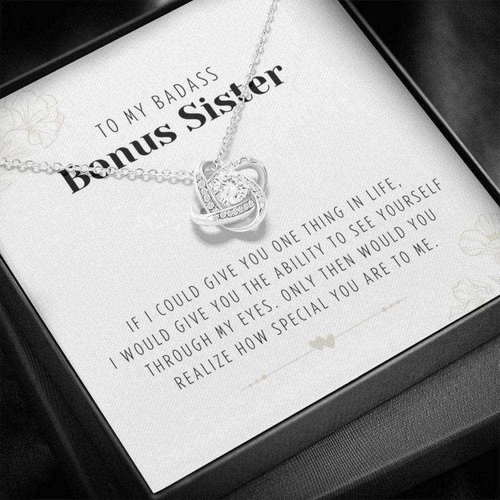 Sister Necklace, Bonus Sister Necklace, Gift For Step Sister, Sister In Law, Future Sister In Law, Best Friend, Stepsister, Soul Sister Necklace