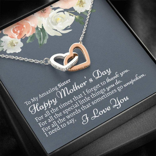 Sister Necklace, Sister Mother's Day Gift, Sister Necklace For Mothers Day, Mothers Day Gift For Sister, Gift For Sister On Mother's Day