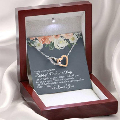 Sister Necklace, Sister Mother’S Day Necklace, Mothers Day Necklace For Sister, Gift For Sister On Mother’S Day