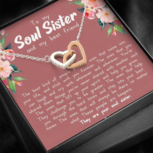 Sister Necklace, Soul Sister Necklace, Soul Sister Gift, Gift For Best Friend, Best Friend Birthday, Bestie Gift, Best Friend Gift, BFF Necklace