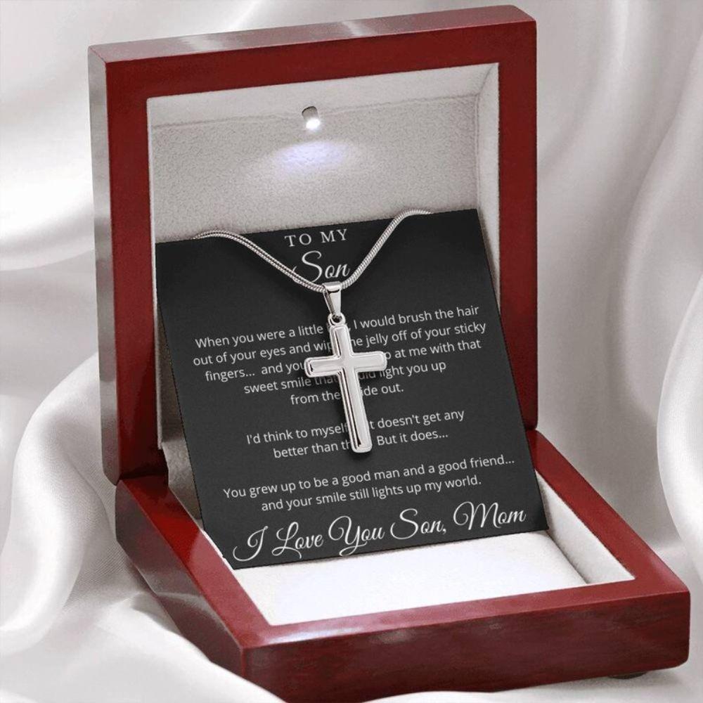 Son Necklace, Graduation Gift For Son From Mom, Keepsake Gift Necklace