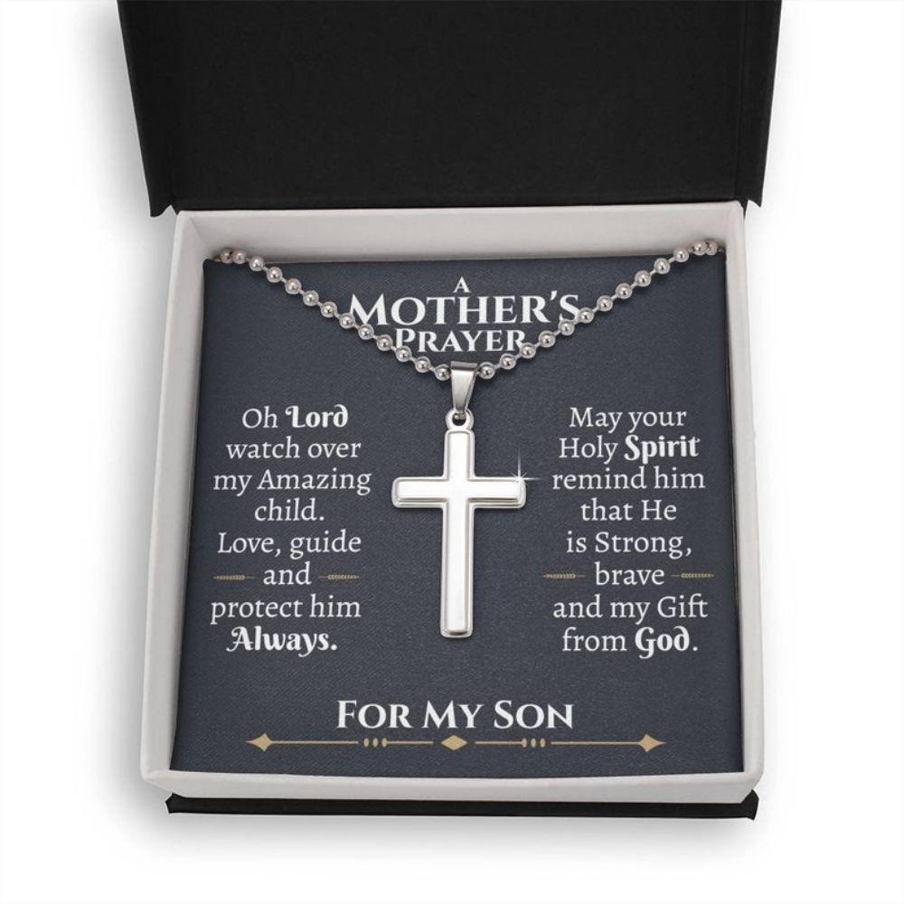 Son Necklace, Mothers Prayer For Son Necklace, A Prayer For My Son, Prayer For Son Protection, Prayers For My Grown Son