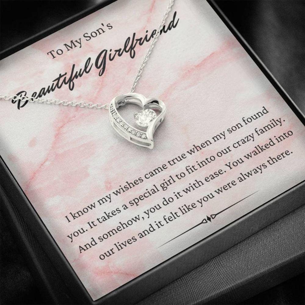 Son’S Girlfriend Necklace Birthday, Gift For Son’S Girlfriend, Future Daughter-In-Law