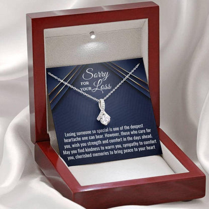 Sorry For Your Loss Necklace Gift, Loss Of A Loved One, Grief, Bereavement Gift, Sympathy Necklace, Loss Of Husband, Loss Of Father