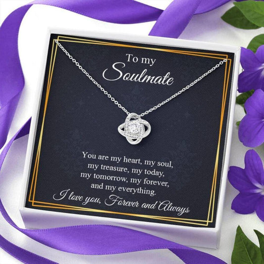 Girlfriend Necklace, Soulmate Gift Necklace, Necklace For Girlfriend, Gift For Girlfriend Anniversary
