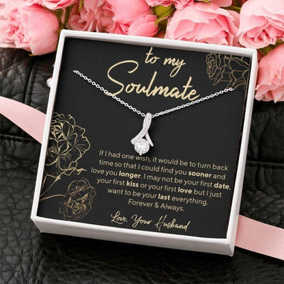Soulmate Necklace, Gift For Soulmate, Newly Engaged Gift, Engagement Gifts Necklace