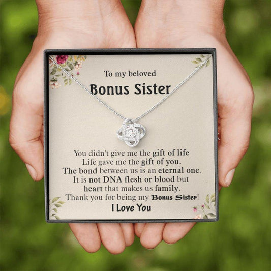 Sister Necklace, Special Gift Necklace For Bonus Sister, Gift For Sister In Law, Sister Of The Groom Rakva