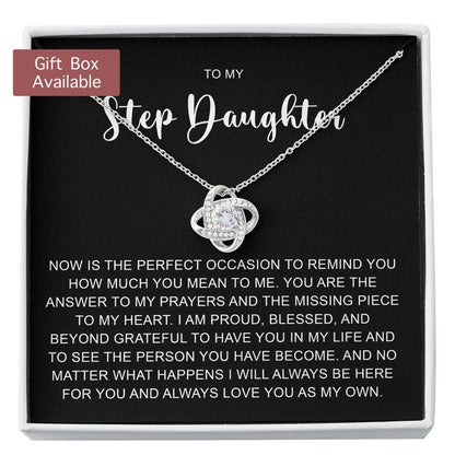 Stepdaughter Necklace, Step Daughter Gift, Step Daughter Gift From Step Mom, Step Daughter Gift From Step Dad, Bonus Daughter Gift
