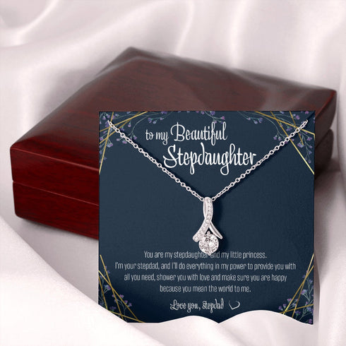 Stepdaughter Necklace, To Stepdaughter Gift Alluring Necklace To My Beautiful Step Daughter Thoughtful Sentimental Present