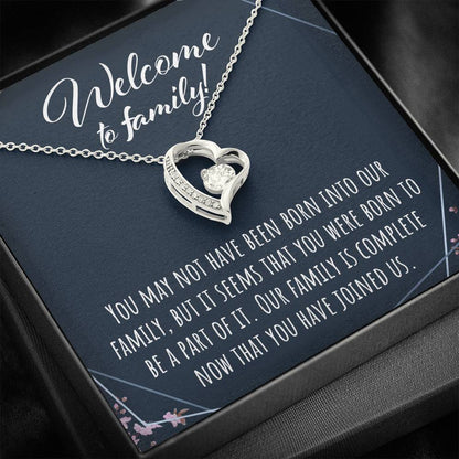 Stepdaughter Necklace, Welcome To Family Necklace