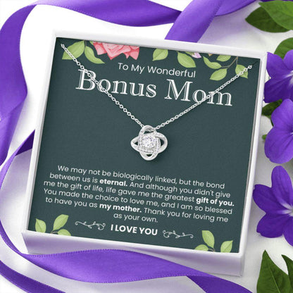 Stepmom Necklace, Mothers Day Necklace Step Mom Gift, Bonus Mom, Stepmom, Foster Mom, Step Mom Mothers Day Necklace