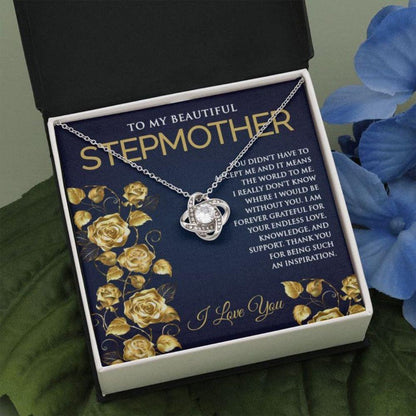 Stepmom Necklace, Stepmom Birthday Necklace, Gift For Bonus Mom, Thoughtful Gift, Meaningful Message Card V1