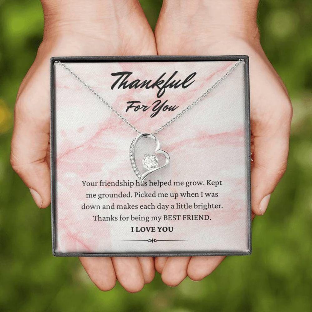 Friend Necklace, Sister Necklace, Thankful For You Necklace, Miss Best Friend, Friendship, Best Friend, Soul Sister Gift