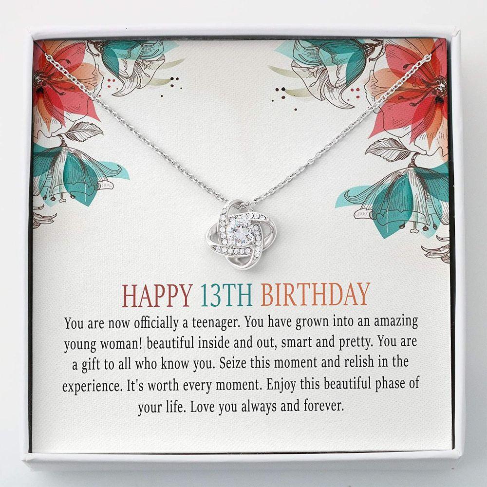 Daughter Necklace, Thirteenth Birthday Necklace 13Th Birthday Gift Girl Rakva