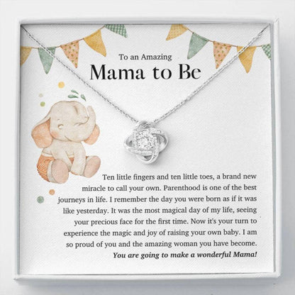 Daughter Necklace, To An Amazing Mama To Be Necklace, Daughter Pregnancy Gift From Mom