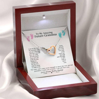 Grandmother Necklace, To My Amazing Future Grandma Necklace “ Grandmother Announcement “ Grandma To Be Gift