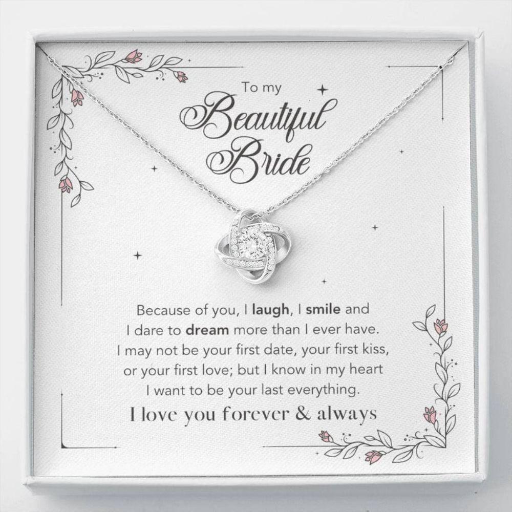 Future Wife Necklace, To My Beautiful Bride Necklace “ Wedding To My Bride Gift From Groom, Groom To Bride Gifts