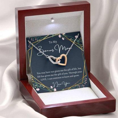 Mom Necklace, Stepmom Necklace, To My Bonus Mom Necklace, The Gift Of You, Gift For Stepmom Gift From Bride