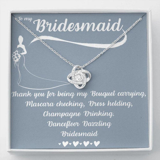 Friend Necklace, To My Bridesmaid Necklace, Thank You Gift For Bridesmaid, Wedding Day Gift Rakva