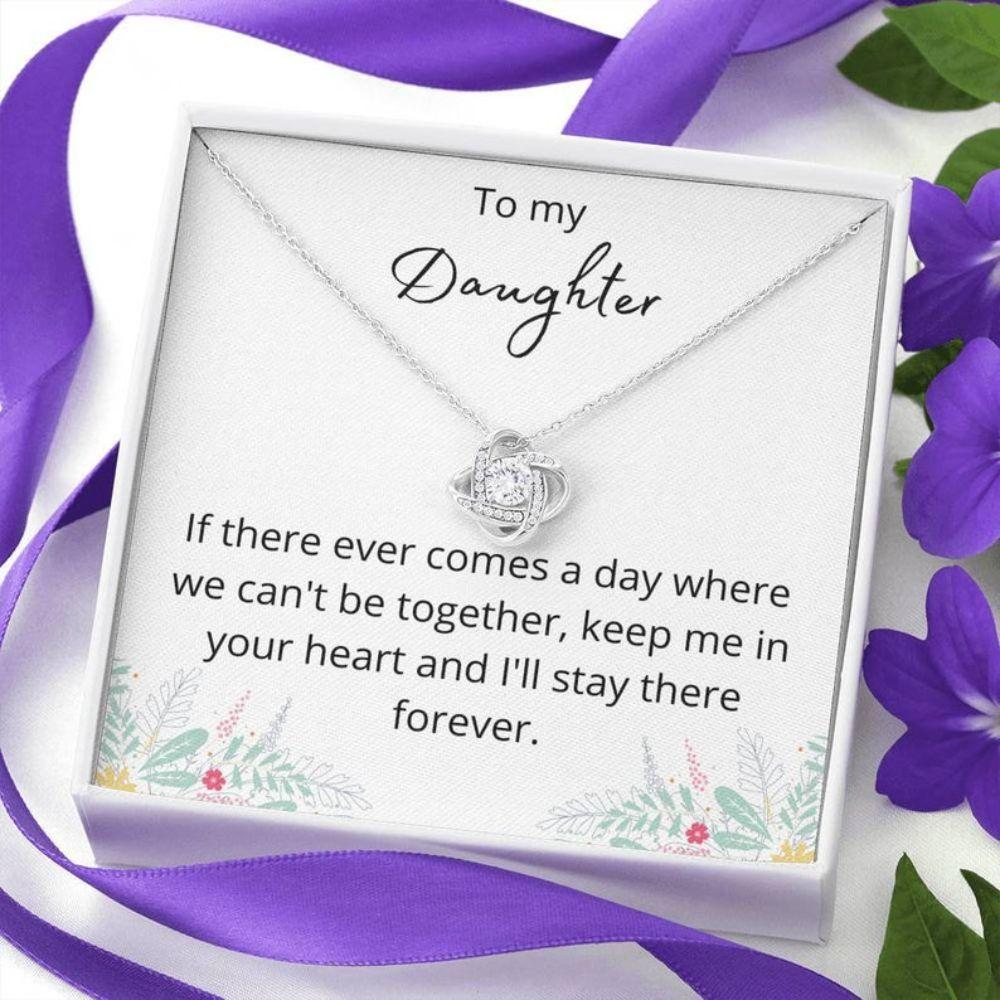Daughter Necklace, To My Daughter Necklace, Always Keep Me In Your Heart, Gifts For Daughter