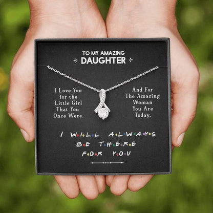 Daughter Necklace, To My Daughter Necklace Gift “ My Little Girl “ Friends Tv Show Gift
