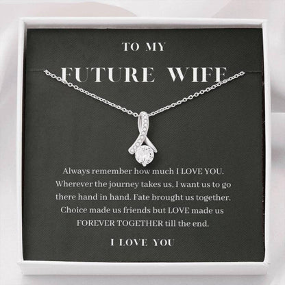 Girlfriend Necklace, Future Wife Necklace, To My Future Wife Necklace, Forever Together, Sentimental Gift For Bride From Groom
