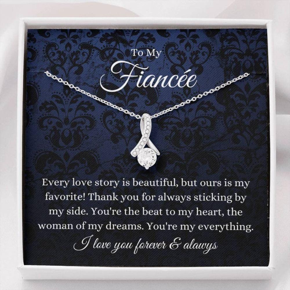 Girlfriend Necklace, Future Wife Necklace, To My Future Wife Necklace, Gift For Fiance On Engagement