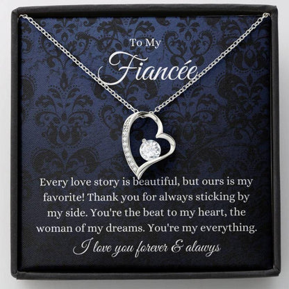 Girlfriend Necklace, Future Wife Necklace, To My Future Wife Necklace, Gift For Fiance On Engagement, Engagement Gift