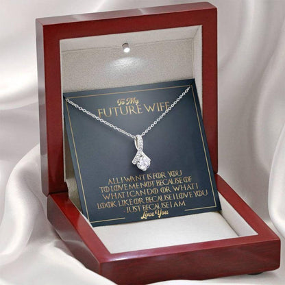 Girlfriend Necklace, Future Wife Necklace, To My Future Wife Outlander Necklace, My Sassenach, Outlander Love Quote