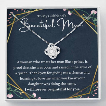 Mom Necklace, To My Girlfriend’S Mom Necklace, Gift For Girlfriend’S Mom, Mother Of The Bride