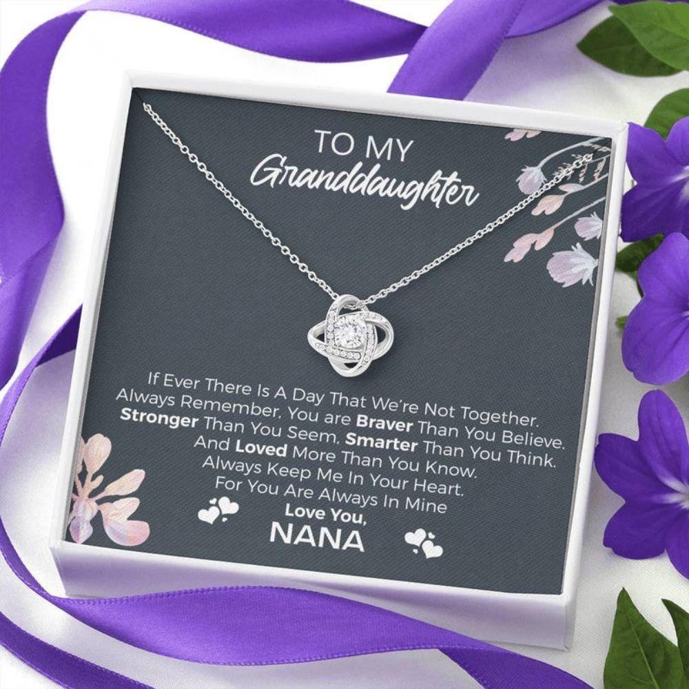 Granddaughter Necklace, To My Granddaughter, Œalways Remember” Necklace Gift From Nana