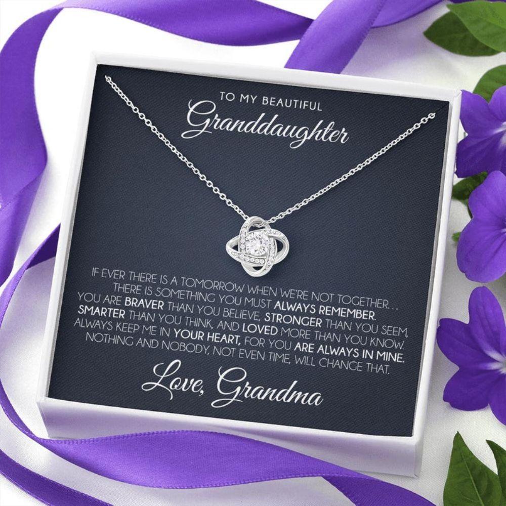 Granddaughter Necklace, To My Granddaughter Necklace, Gift For Granddaughter From Grandmother