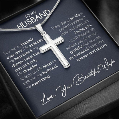 Husband Necklace, To My Husband Necklace Gifts, Anniversary Gift For Husband From Wife, Wedding Gift Rakva