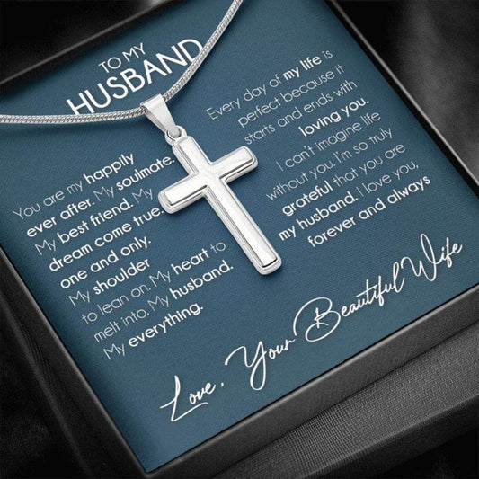 Husband Necklace, To My Husband Necklace Gifts, Anniversary Gift For Husband From Wife, Wedding Gift Rakva