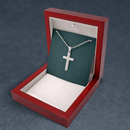 Boyfriend Necklace, Husband Necklace, To My Man Necklace, Gift For Husband Gift For Boyfriend Cross Necklace Rakva
