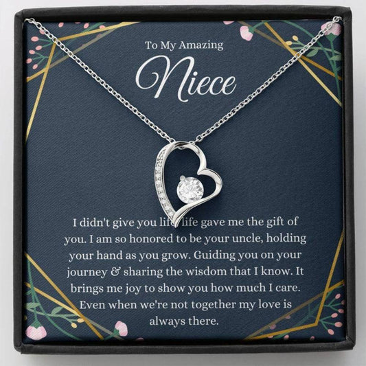 Niece Necklace, To My Niece Necklace Gift From Uncle, Niece Necklace, Niece Christmas Gift Rakva