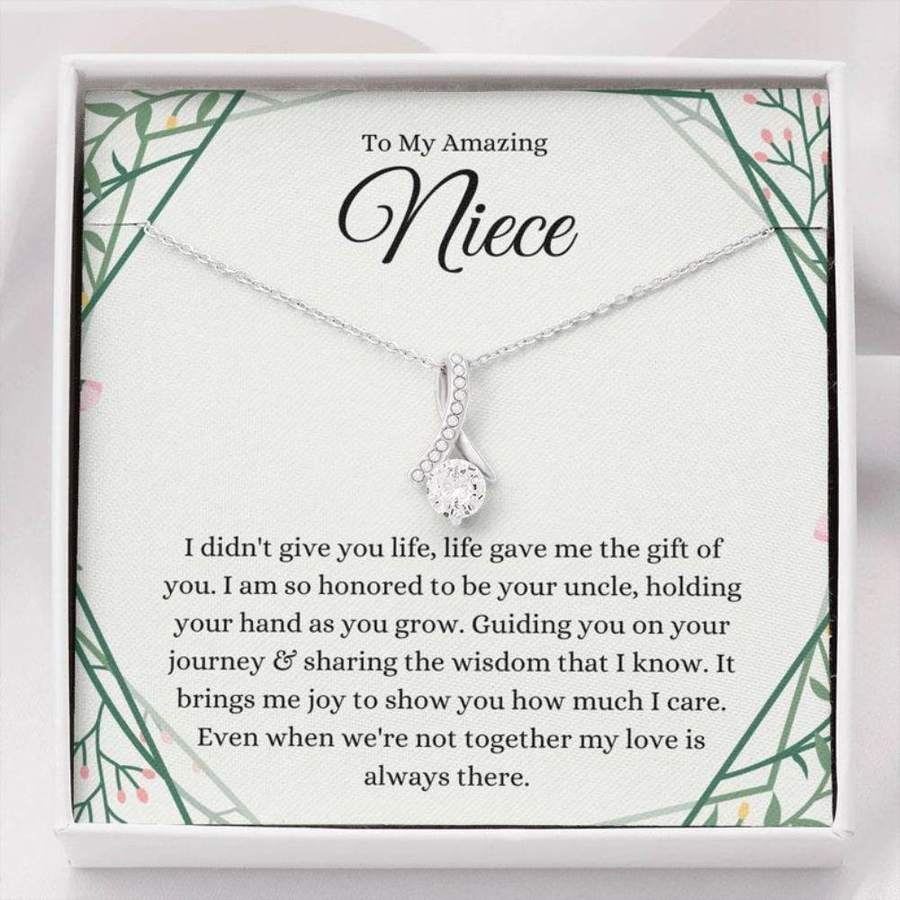 Niece Necklace, To My Niece Necklace Gift From Uncle, Niece Necklace, Niece Christmas Gift