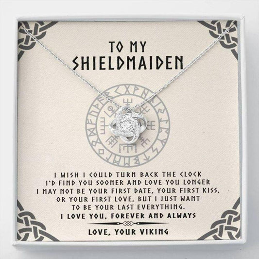 Girlfriend Necklace, Wife Necklace, To My Shieldmaiden Necklace “ Last Everything “ Gift For Wife Future Wife Girlfriend Rakva