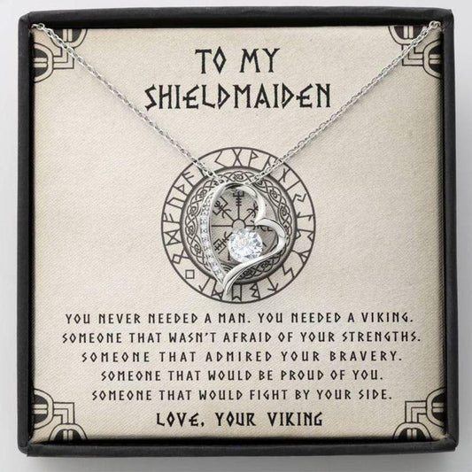 Girlfriend Necklace, Future Wife Necklace, Wife Necklace, To My Shieldmaiden Necklace “ You Needed A Viking “  Gift For Wife Girlfriend Future Wife Rakva